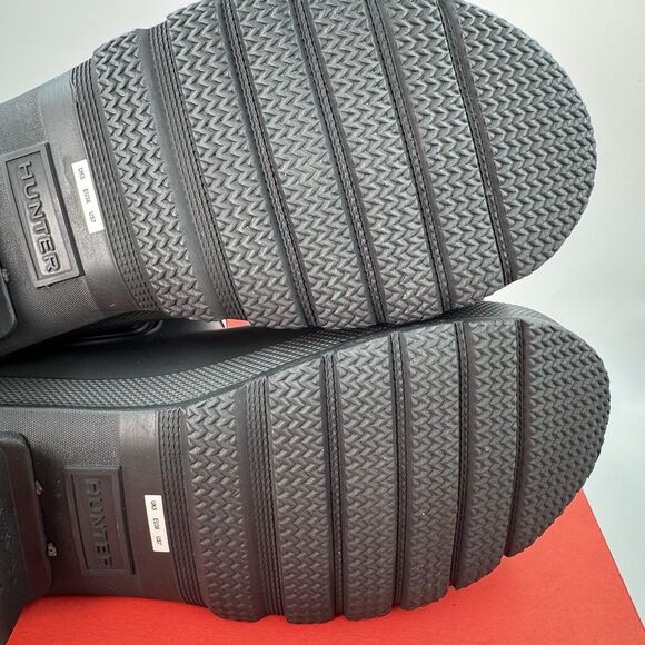 Hunter Women's Original Short Boot Chelsea Black US 7 Waterproof, Rain Boot New - Picture 6 of 11